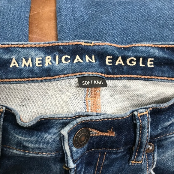Zara Midrise Skinny Jean & American Eagle Soft Knit Distressed Mom Jean size 4 - Picture 7 of 14